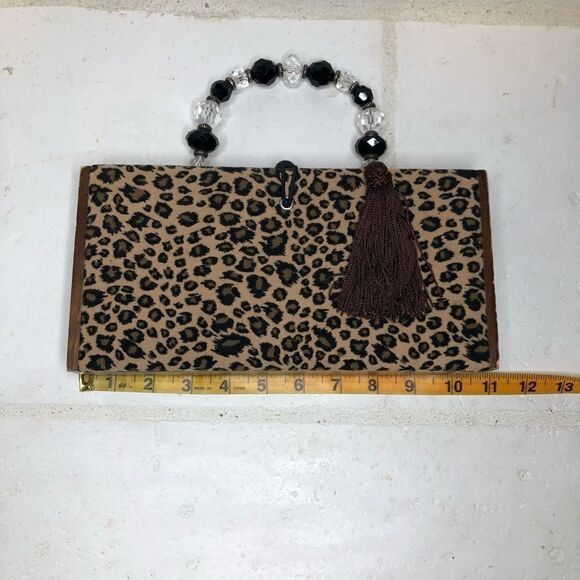 La Montana Cuban cheetah print cigar Box Purse - Picture 11 of 13